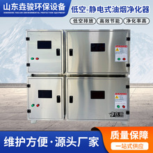 低空油烟净化器厨房餐饮专用静电式油烟净化器 高效净化直排
