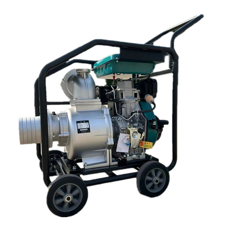 风冷柴油6寸自吸泵 防汛排涝泵 电启动192型柴油机组污水泵