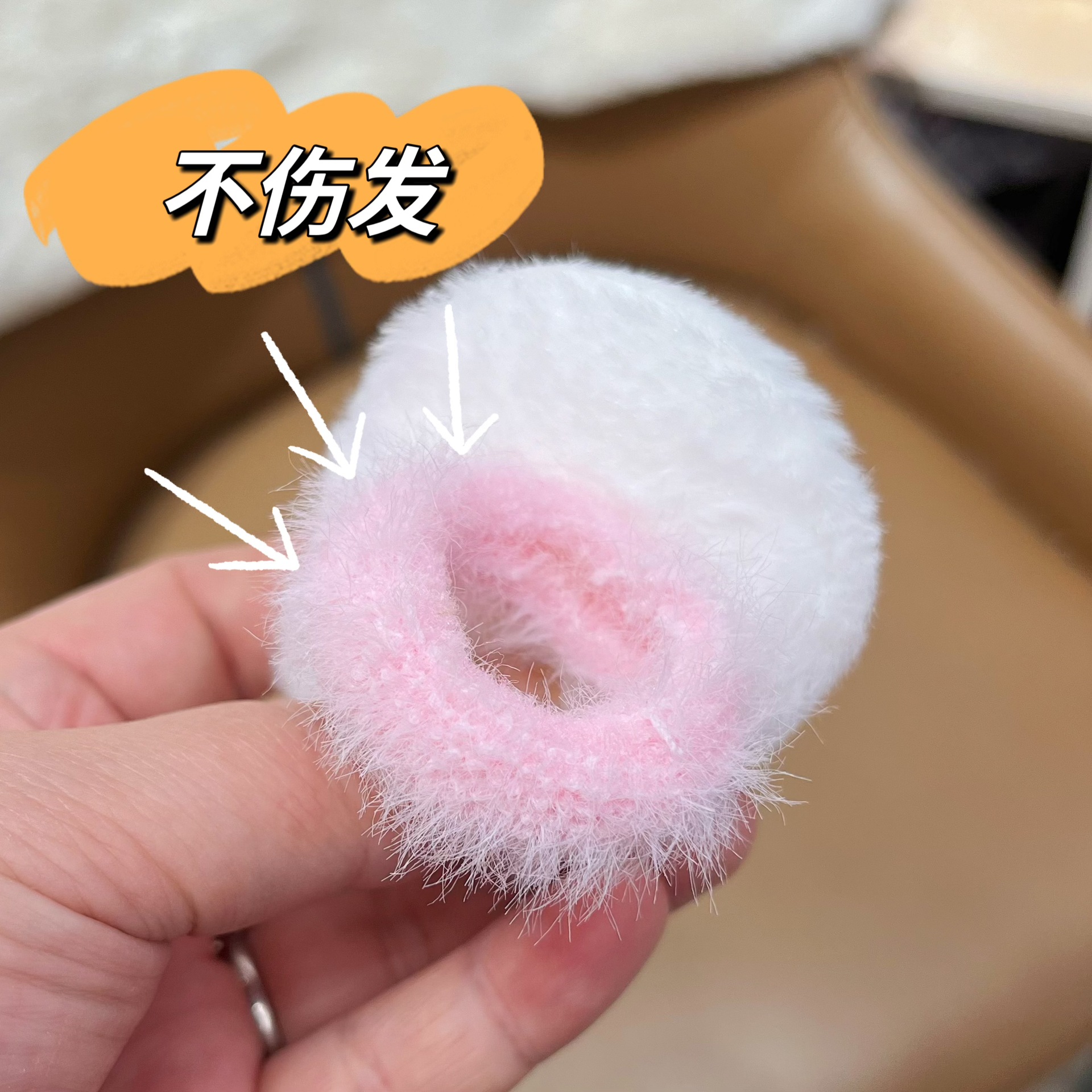 Niños de paja de dibujos animados peluche clip para el cabello adorable bebé blush conejo cuerdas de cabello lateral clip para el cabello