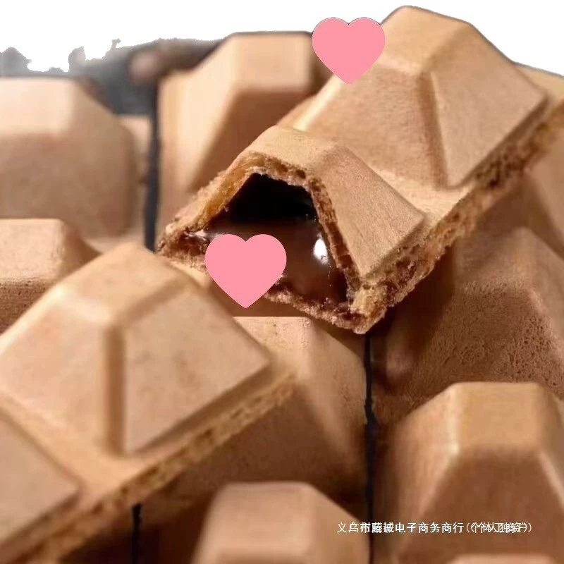 Milk Chocolate Brick Biscuits (Master Zou) 16 g Small Squares — Multi-Pack Options