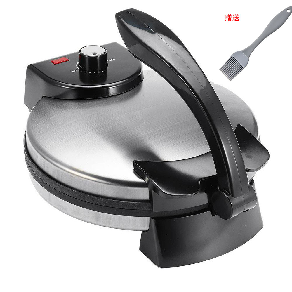 跨境专供烙饼家用锅薄饼煎烤机商用电饼铛煎饼卷饼可丽饼披萨机