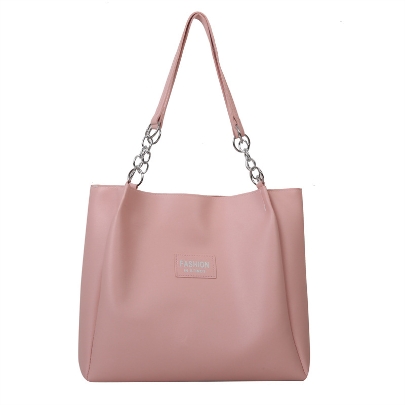 Bolsa de viaje de textura de moda de gran capacidad 2023 primavera y verano nuevo color de contraste solo hombro bolsa de axilas elegante bolsa de mano moda