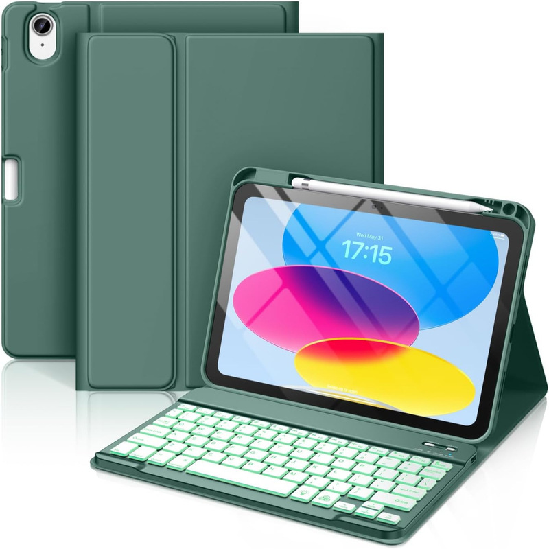 适用 iPad110.9代平板电脑保护壳air可拆卸发光蓝牙键盘pro皮套|undefined