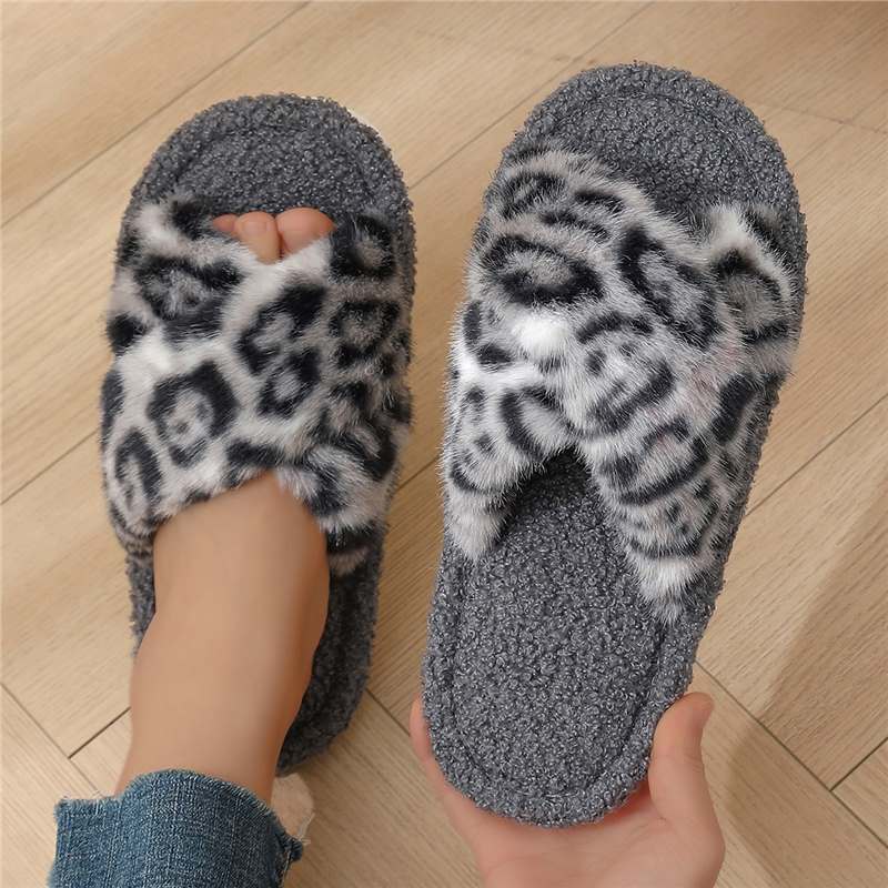 Zapatillas de algodón domésticas de mujer transfronterizas, zapatillas de algodón cálidas, suela de espuma EVA de mujer