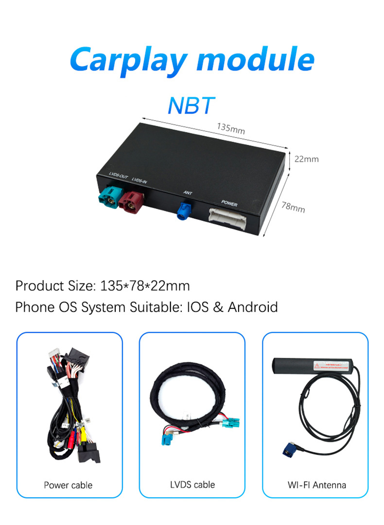 Suitable for Bmw Mini Wireless Carplay Overseas Wireless Android Auto Original Car Upgrade Module