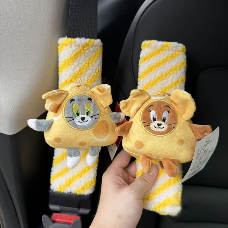 Protector de Hombro para Cinturón de Seguridad de Peluche para Auto