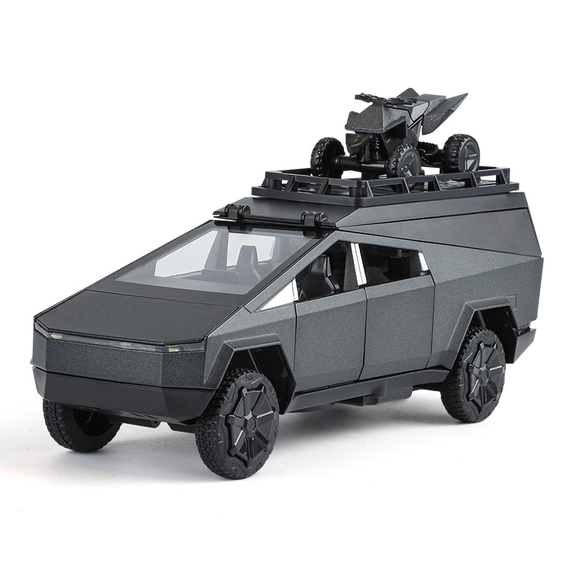 Nuevo Haodi 1/32 Tes Camping Pickup RV Modelo de aleación Simulación Decoración de coche Juguetes para niños Caliente transfronterizo