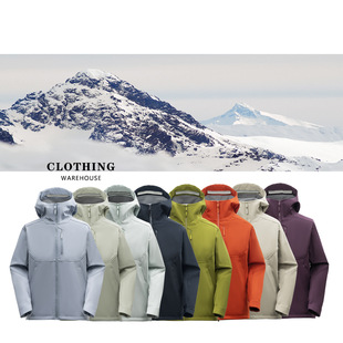 24 autumn and winter live outdoor soft shell clothing men and women windproof waterproof leisure sports trend all-match high quality wide