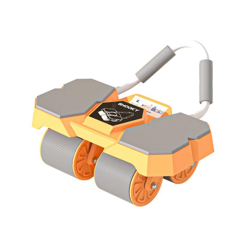 SMOOKY四轮自动回弹肘撑卷腹轮家用运动健身器材练腹肌轮塑形瘦腰