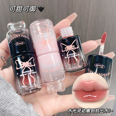 感覚パーティー蝶ソフトハニーウォーターライトミラーリップ釉薬はカップに付着しにくく、美白口紅は色褪せしにくいリップグロス卸売
