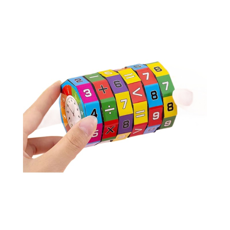 Suministro de juguetes para niños Rubik cubo circular aritmética de rotación Rubik cubo digital Rubik cubo digital 2 yuan tienda por mayor