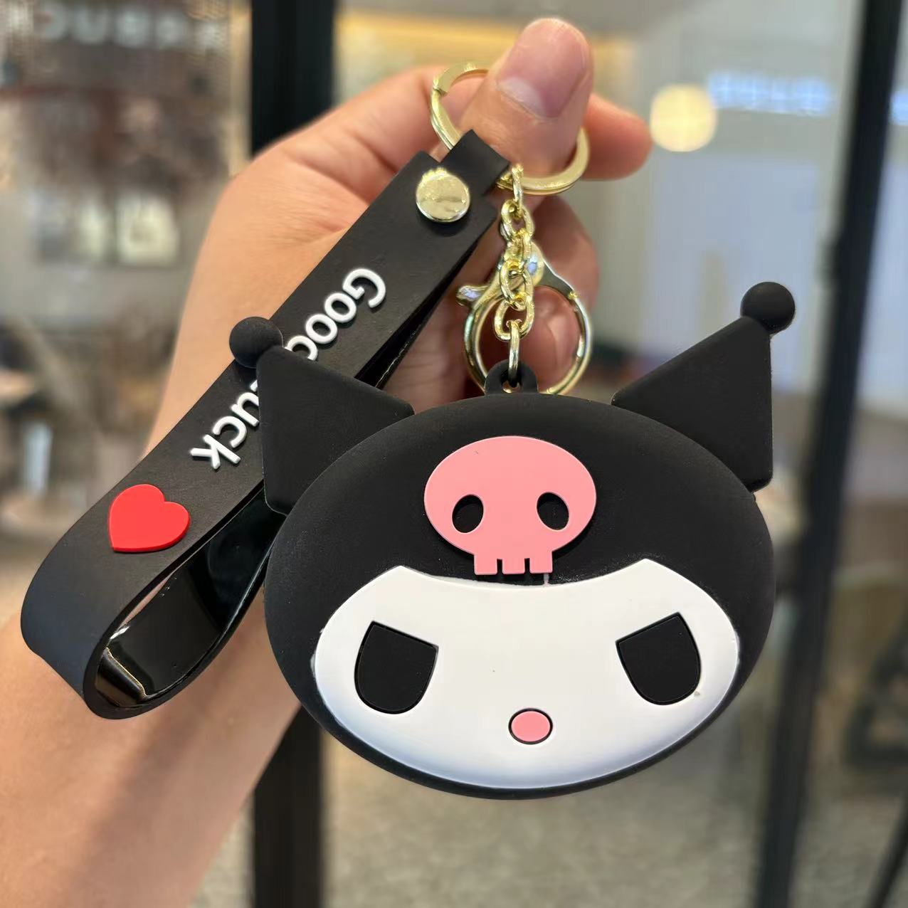 Sanrio bolsos colgantes de cambio bolsos colgantes de muñecas colgantes de llaves de automóviles