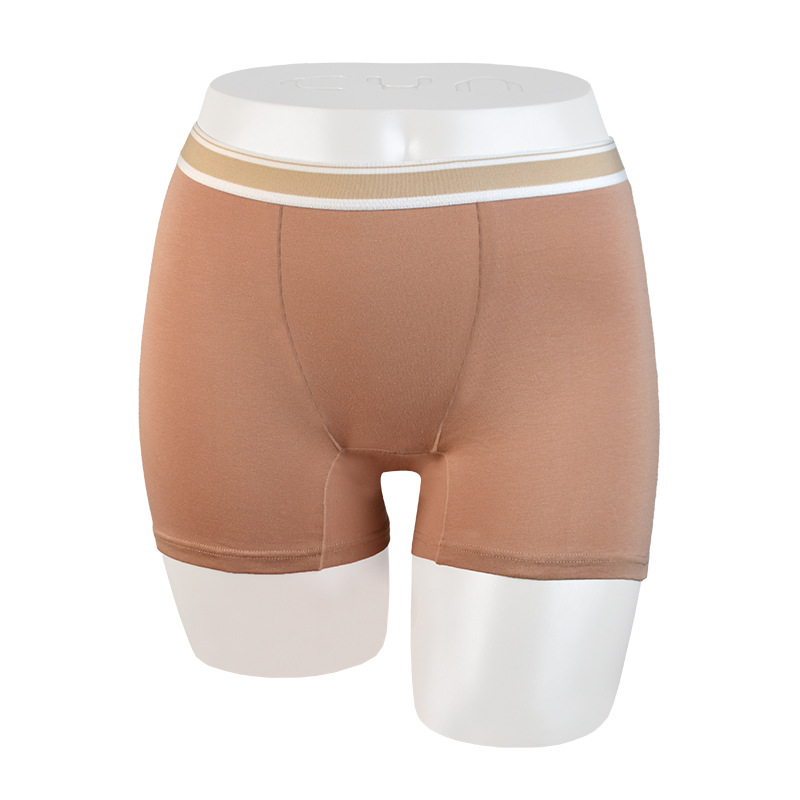 Pantalones transfronterizas de seguridad transpirables de cuadrangular de algodón personalizadas de cintura media suave de cuadrangular