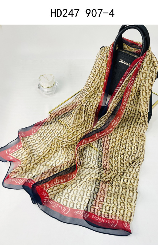 春夏の新型杭州シルク模造シルクタオル女性卸売りジョーの長いマフラーファッション優雅なお母さんプレゼント|undefined