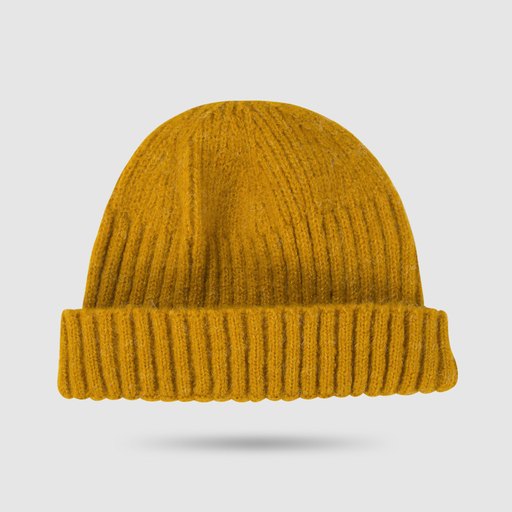 105g Weight Office, Outdoor, Travel, Birthday, Festival, Sports, Shopping Occasion Stripe Pattern Unisex Gender Hip-Hop Style Light Grey, Grey, Beige, Green, Blue, Wine Red, Camel, Yellow, Black Color One Size Size Korean Melon Hat Warm Pure Color Knitted Wool Hat Outdoor Hat Hip Hop Tide 13