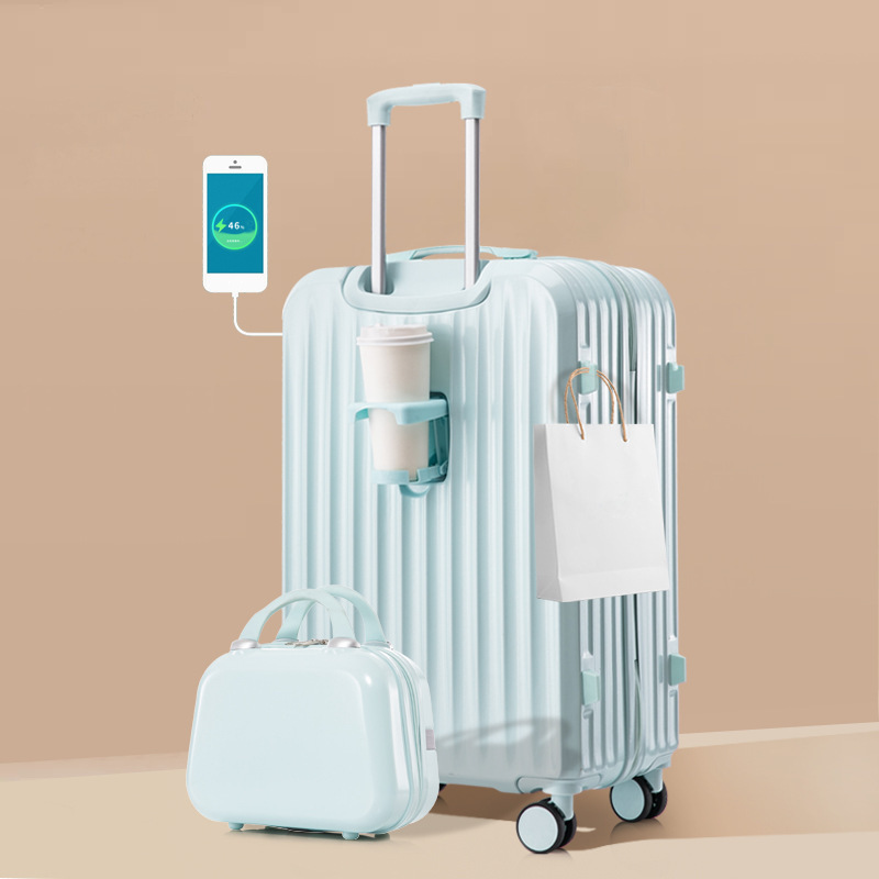 20 pulgadas multifuncional explosión de fuego maleta silenciosa rueda universal alto valor nominal 24 pulgadas caja de cifrado caja de tracción