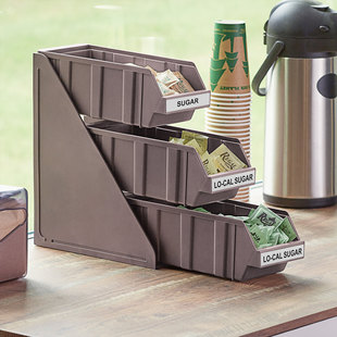 Coffee milk tea fried chicken shop multi-functional storage box function can be combined Rack Bar sauce storage box