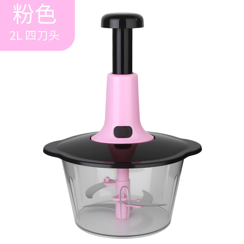 跨境厨房拍拍刀切菜机小型料理机多功能家用切菜器剁馅料切菜神器|undefined