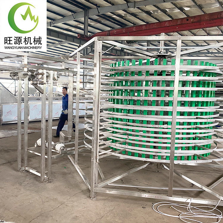 虾仁螺旋速冻机 全自动平板速冻设备 速冻小河虾速冻机器