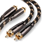 2RCA莲花音频线公对公调音台音箱功放CD播放机电视音响线