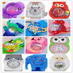 Batch of Children's Cartoon Watches Kindergarten Holiday Gift Watch Animation Student Marine Animal Series Quartz Watch for Boys