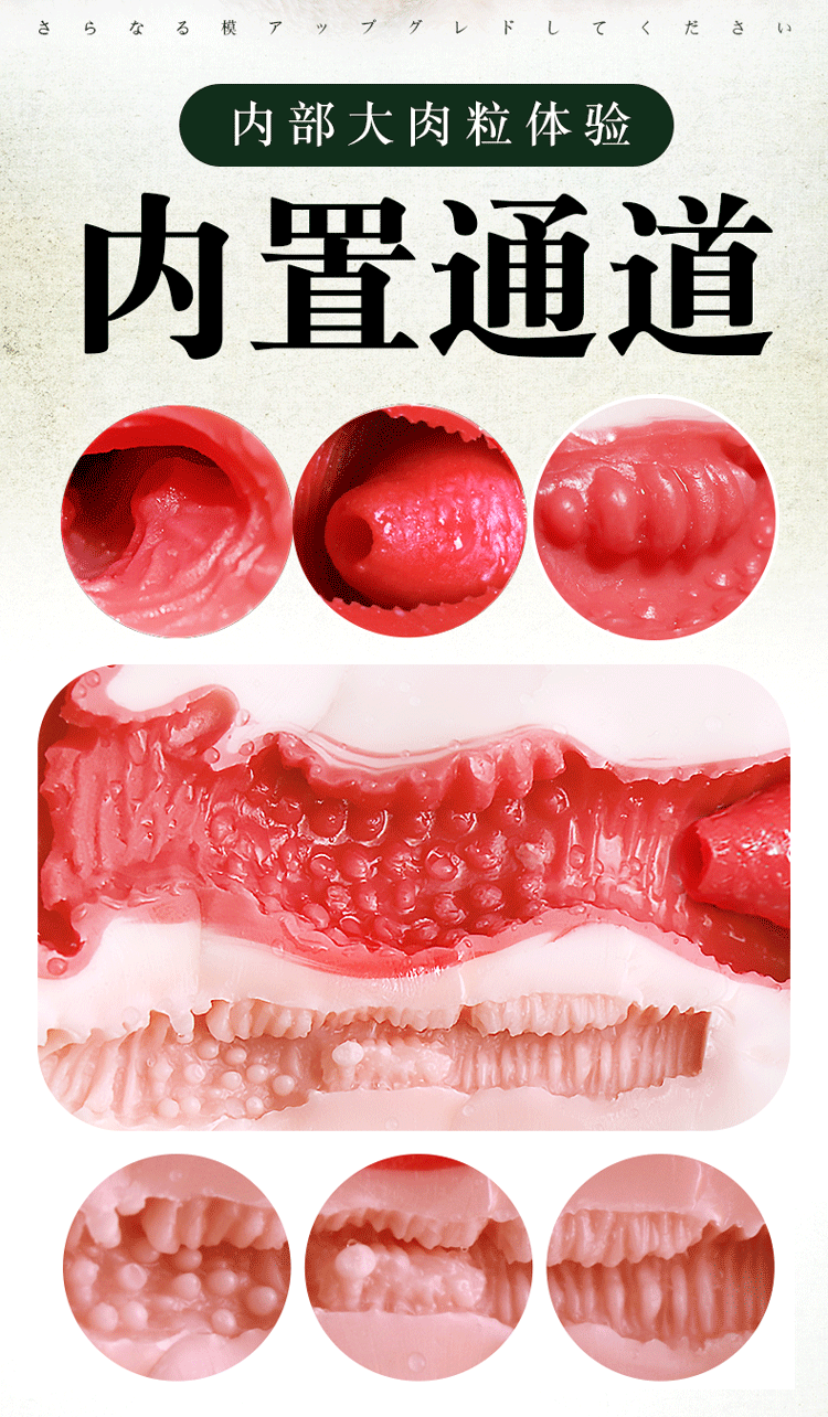 Realistic Butt and Vagina Half-Body Male Masturbator, TPE, Manual Control — detail image 13