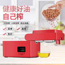 榨油机家用小型全自动多功能家庭用油渣花生新型炸油机器压油喷粉