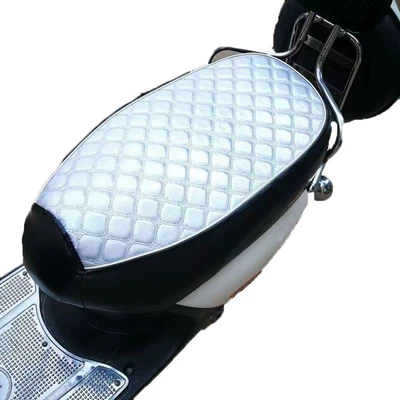 Electric car cushion | Massage Breathable Seat Cover - white-massage-seat-cover-sunscreen-and-breathable-large-size