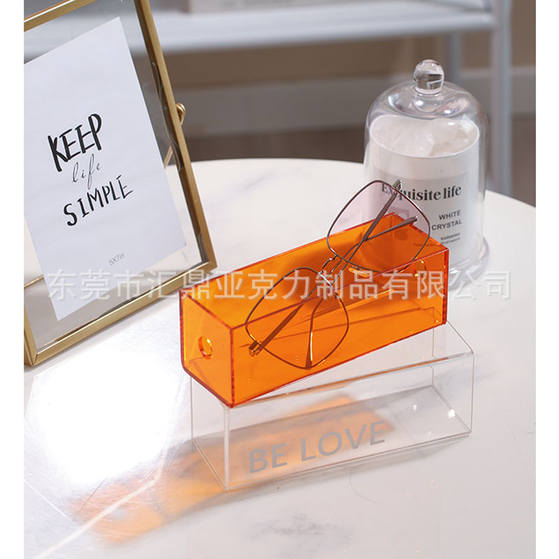 Manufacturers creative acrylic glasses storage box simple counter glasses display box sunglasses display box
