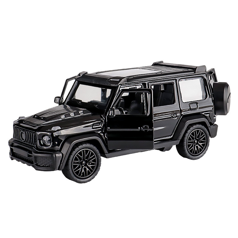 1: 43 modelo de automóvil de aleación todoterreno modelo de automóvil infantil muñeca máquina de juguetes de retroceso regalo para niños al por mayor