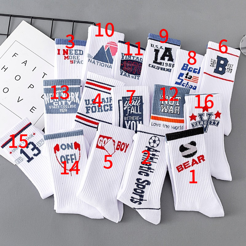 Klein calcetines de moda azul calcetines grandes C Placa de ajedrez estudiante de cuadros ins calcetines de moda a media pierna calcetines largos de otoño e invierno