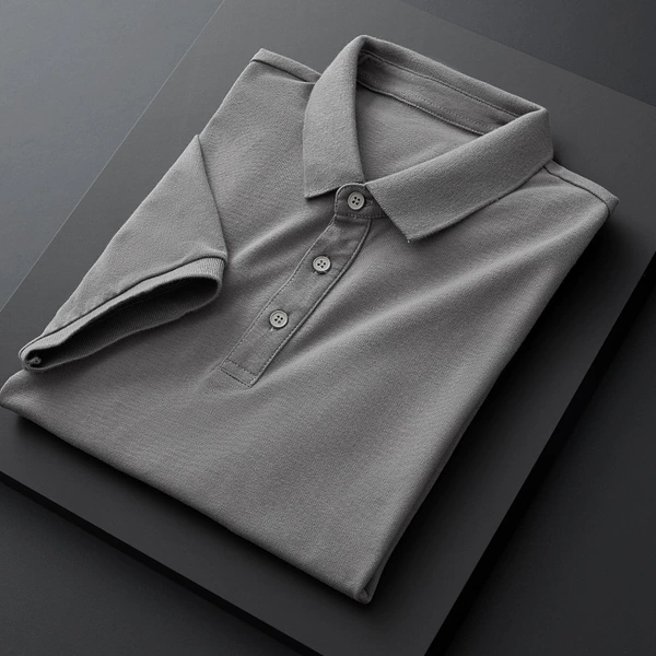 Polo, with short sleeve