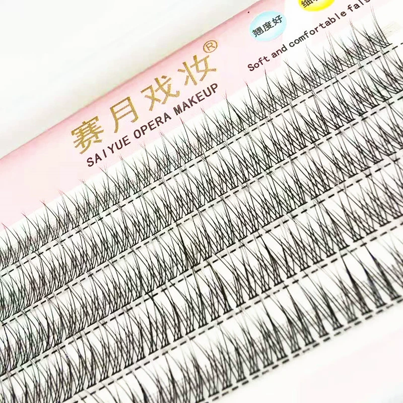 Сай Yue макияж False eyelashes один кластер, одно растение, хвост рыбы, тип A волшебные волосы сэндвич цветок фея цветочные волосы пересадка и посадка