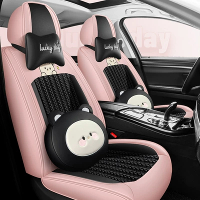 25 European and American Cross-Border Four-Season Universal Car Seat Cushions Nappa Leather Five-Seater Full Leather Full Surround Seat Cover Car Cushion Cover