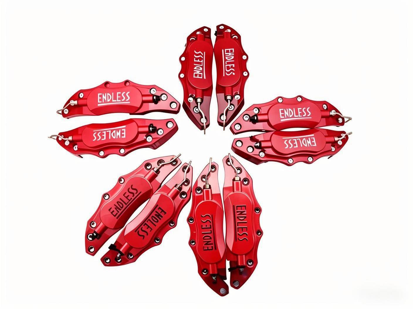 Universal brake caliper cover modification parts for cars, aluminum alloy painted car accessories, caliper cover wholesale