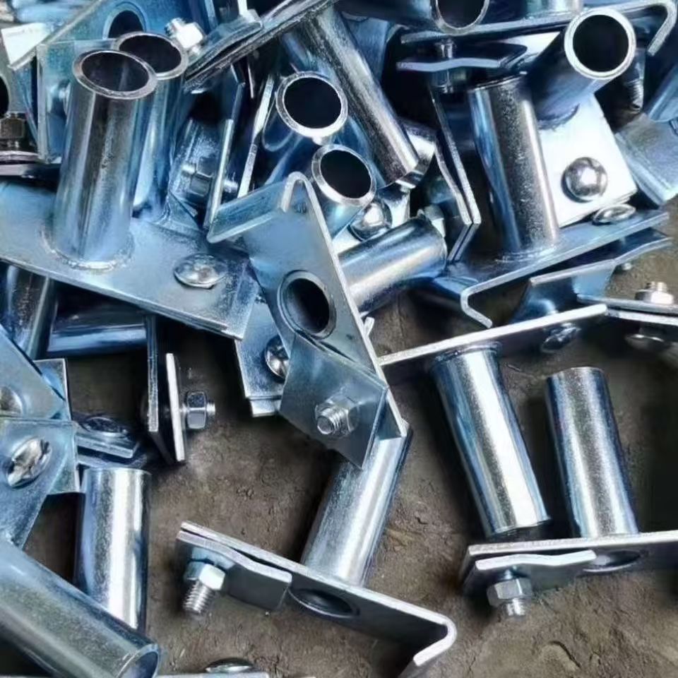 工字钢定位桩悬挑钢管外架预埋件滑套滑扣移动带螺丝活动底座卡扣