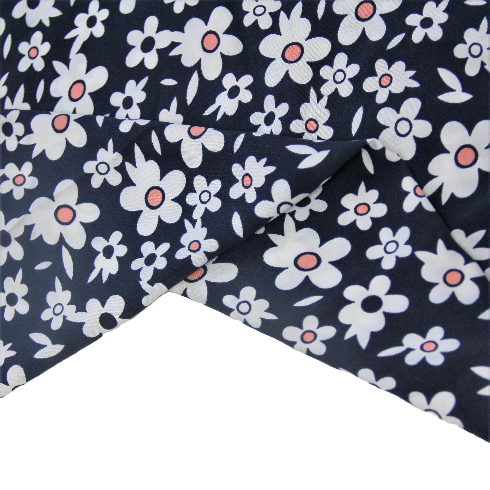 Venta caliente tela impresa vestido suave algodón cómodo tela de seda impresión de ropa impresión de rayon