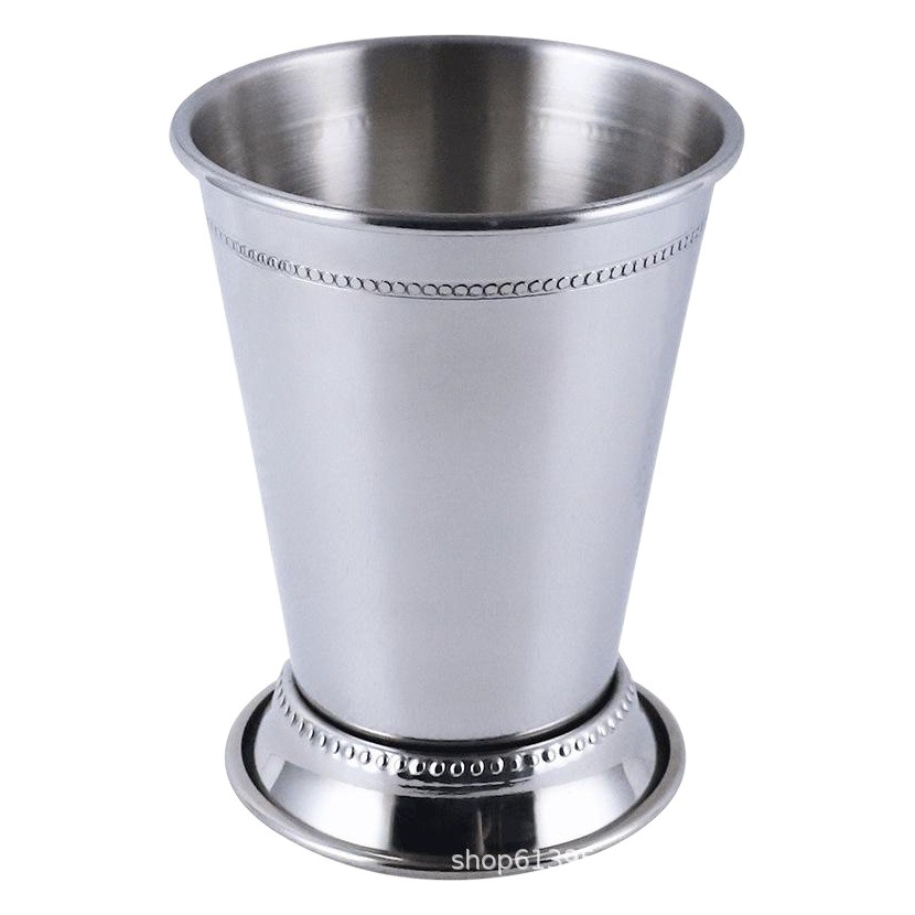 Copa Juliecup de Metal para Cócteles, Bebidas Frías, Mojito, Mule, Americano Helado, con Borde Enrollado