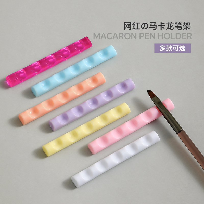 Japanese New Nail Tools Macaron Simple Acrylic Groove Phototherapy Pen Nail Pen Placement Storage Pen Rack Japanese New Nail Tools Macaron Simple Acrylic Groove Phototherapy Pen Nail Pen Placement Storage Pen Rack