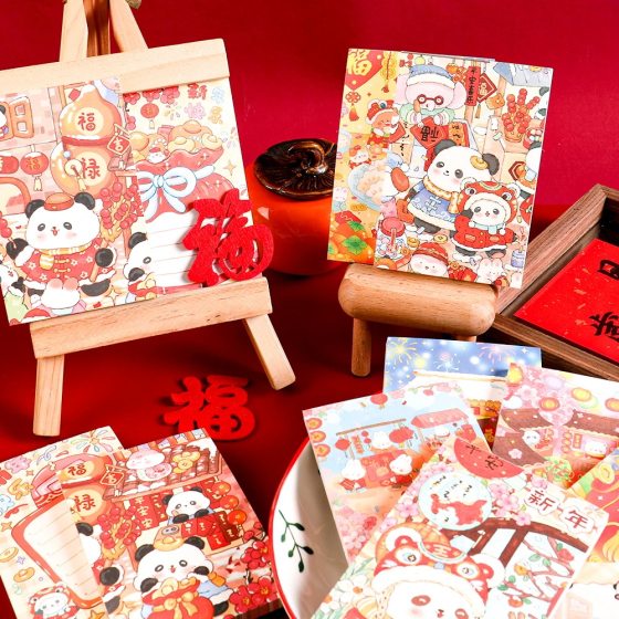 Original illustration wind notepad 100g thickened writing paper high color value hand ledger non-sticky tearable message book