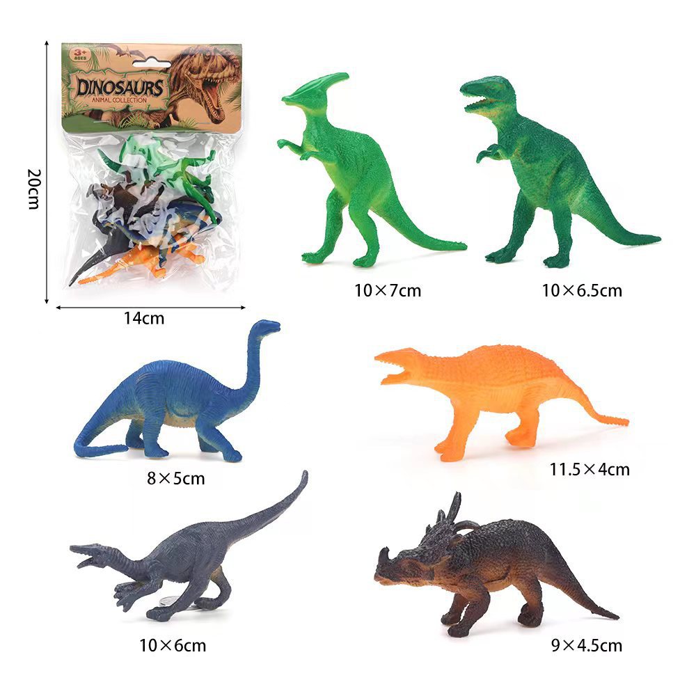 4 인치 솔리드 공룡 6