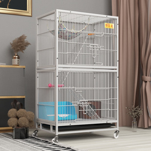 Three-Layer Chinchilla Cage Pet Squirrel Ferret Cage Chinchilla Cage Large Villa Extra-Large Cockatiel Cage