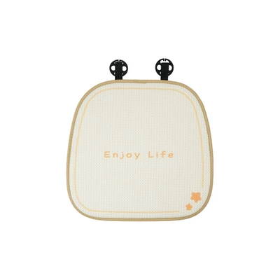 Four Seasons General Motors Cushion Cute Cartoon Car Breathable Seat Cool Mat Summer Ice Silk Non-slip Car Seat Cushion (Seat cushion, seat cover) - honeycomb-puff-bear-seat-cushion-front-row