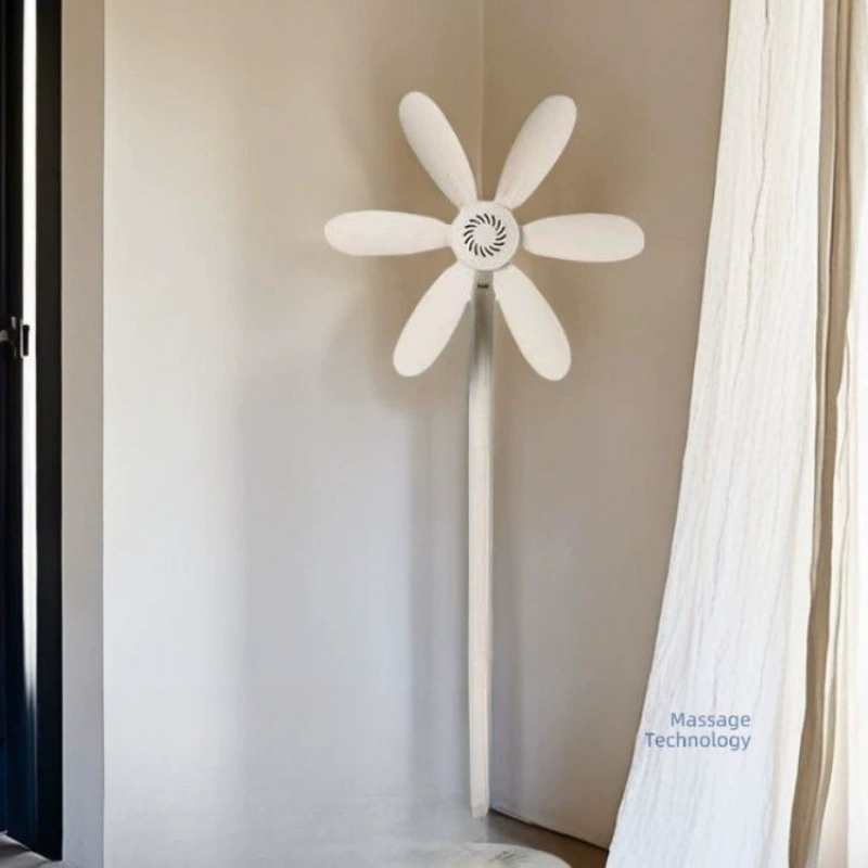 Мощный бесшумный напольный вентилятор для дома, новый напольный электрический вентилятор, вертикальный для кровати, студенческого общежития, напольный с шестью лопастями