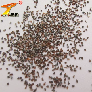 高压液压喷射切割石油天燃气管道用棕刚玉 钢铁部件切削刚玉16目