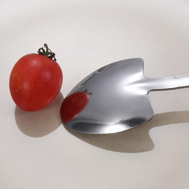 Cuchara de pala de sandía de acero inoxidable cuchara de pala creativa cuchara de postre cuchara de helado cuchara de pastel taza cuchara de mezcla regalo de mano