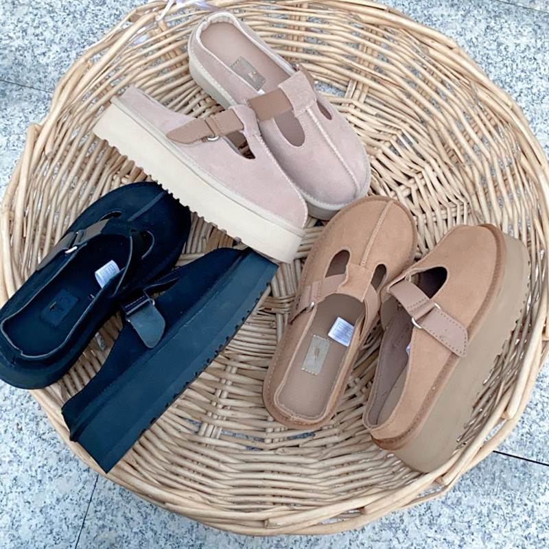 2025 Spring/Summer New Women's Casual Shoes Snow Boots Thick-Soled Retro Mary Jane Foreign Trade Large Size