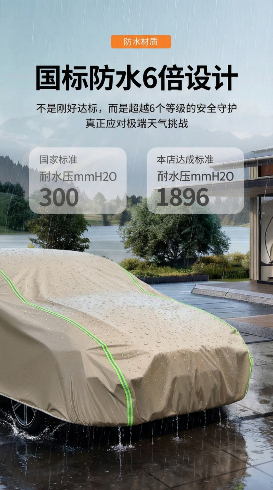 Car cover, sun-proof, rain-proof, heat-insulating, Oxford cloth dust-proof cover, with lock, thickened, universal car cover