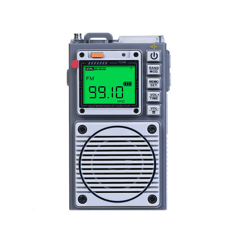 HRD - 787 radio de banda completa de alto rendimiento portátil tarjeta Bluetooth para personas mayores radio Walkman para personas mayores