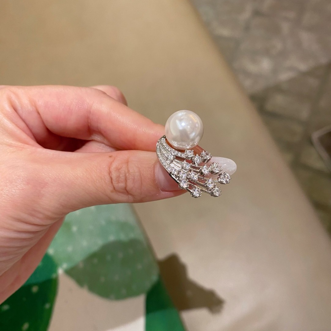 Boucles d'oreilles perle météore diamant argent bijou polyvalent_voghion.com